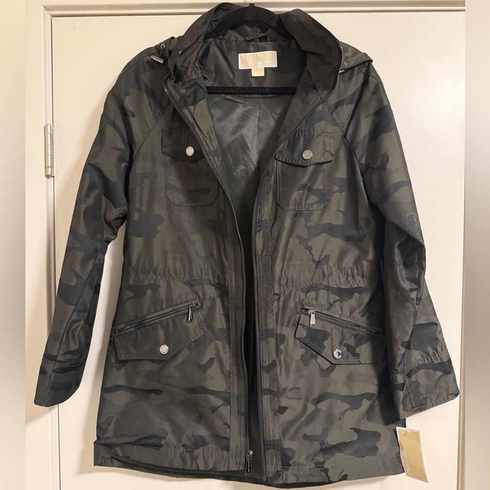 Michael Kors | Hooded (Camo) Jacket sz S NWT